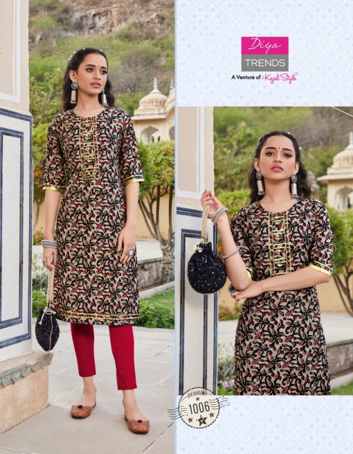 Diya Trends Blossom Vol 1 by Kajal Style Kurti with Pant Wholesale Catalog 11 Pcs 9 510x655 - Diya Trends Blossom Vol 1 by Kajal Style Kurti with Pant Wholesale Catalog 11 Pcs