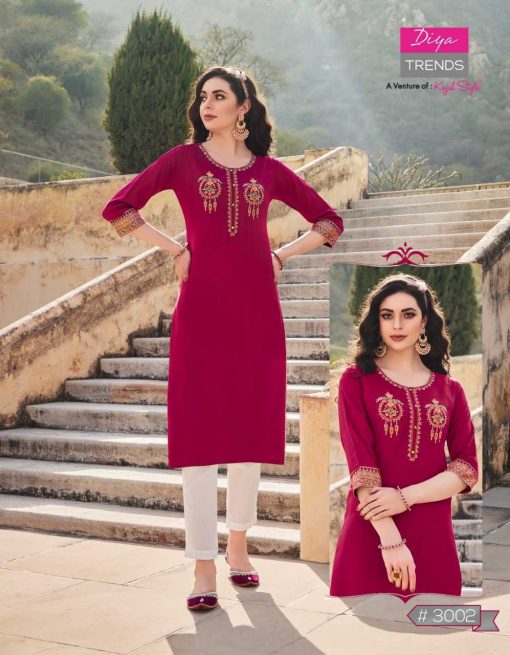 Diya Trends Casual Diaries Vol 3 by Kajal Style Kurti Wholesale Catalog 12 Pcs 10 510x655 - Diya Trends Casual Diaries Vol 3 by Kajal Style Kurti Wholesale Catalog 12 Pcs