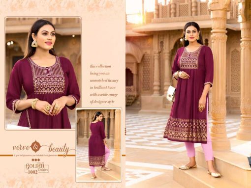 Golden Dairies Vol 4 Kurti Wholesale Catalog 8 Pcs 1 510x383 - Golden Dairies Vol 4 Kurti Wholesale Catalog 8 Pcs