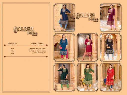 Golden Dairies Vol 4 Kurti Wholesale Catalog 8 Pcs 11 510x383 - Golden Dairies Vol 4 Kurti Wholesale Catalog 8 Pcs