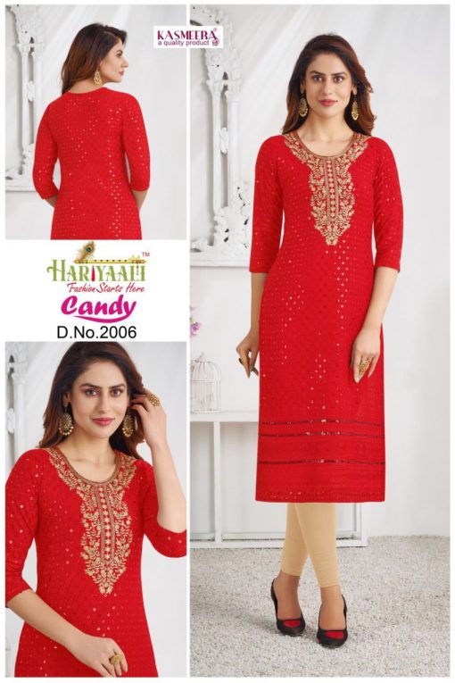 Hariyaali Candy by Kayce Trendz Kurti Wholesale Catalog 9 Pcs 8 510x765 - Hariyaali Candy by Kayce Trendz Kurti Wholesale Catalog 9 Pcs