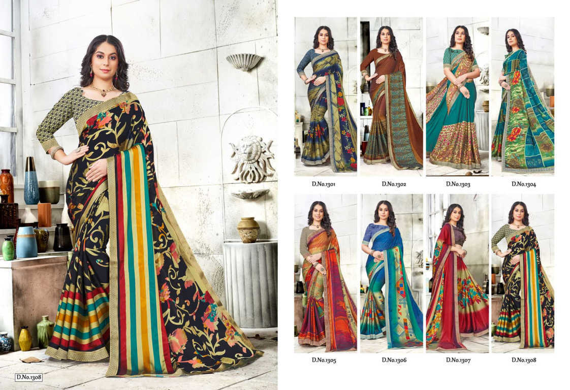 Antra Devrani Wholesale Weightless Printed Sarees - textiledeal.in