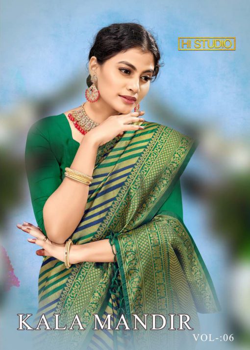 Hi Studio Kala Mandir Vol 6 Saree Sari Wholesale Catalog 6 Pcs 1 510x714 - Hi Studio Kala Mandir Vol 6 Saree Sari Wholesale Catalog 6 Pcs