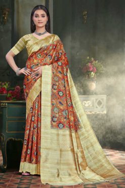 Hi Studio Rose Vol 10 Saree Sari Wholesale Catalog 6 Pcs