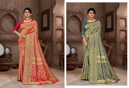 Hi Studio Shubhmangal Vol 1 Saree Sari Wholesale Catalog 8 Pcs 3 510x349 - Hi Studio Shubhmangal Vol 1 Saree Sari Wholesale Catalog 8 Pcs