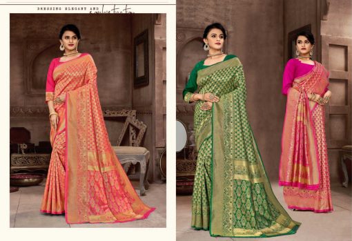 Hi Studio Shubhmangal Vol 1 Saree Sari Wholesale Catalog 8 Pcs 5 510x349 - Hi Studio Shubhmangal Vol 1 Saree Sari Wholesale Catalog 8 Pcs