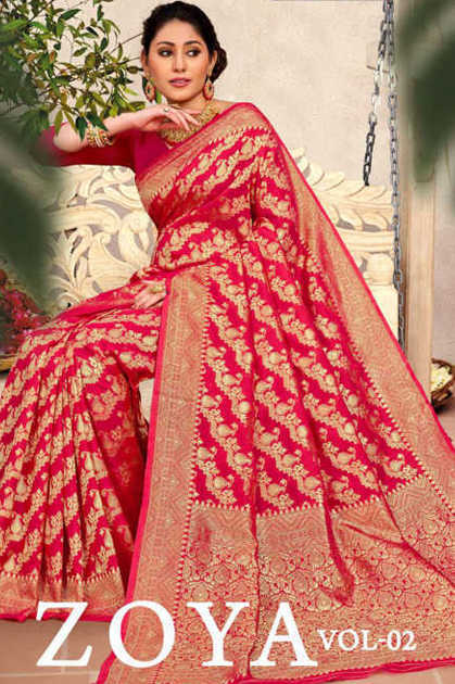 Hi Studio Zoya Vol 2 Saree Sari Wholesale Catalog 8 Pcs