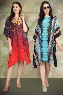 Jelite Beach Wear Kaftans Vol 3 Kurti Wholesale Catalog 8 Pcs