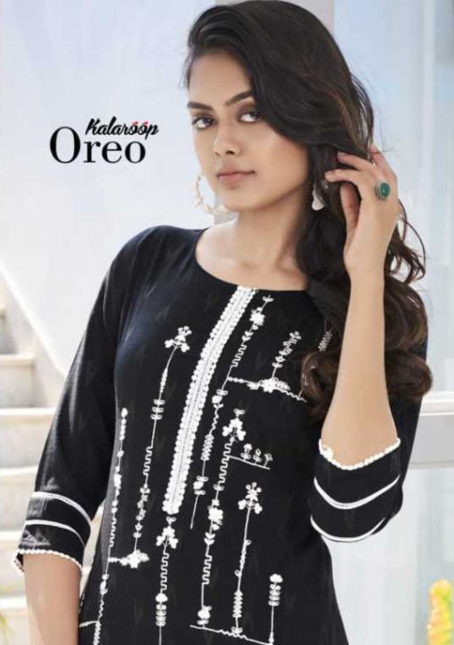 Kalaroop Oreo by Kajree Kurti Wholesale Catalog 6 Pcs 8 510x725 - Kalaroop Oreo by Kajree Kurti Wholesale Catalog 6 Pcs