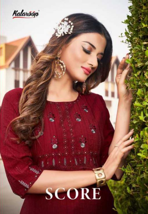 Kalaroop Score by Kajree Kurti Wholesale Catalog 6 Pcs 5 510x740 - Kalaroop Score by Kajree Kurti Wholesale Catalog 6 Pcs