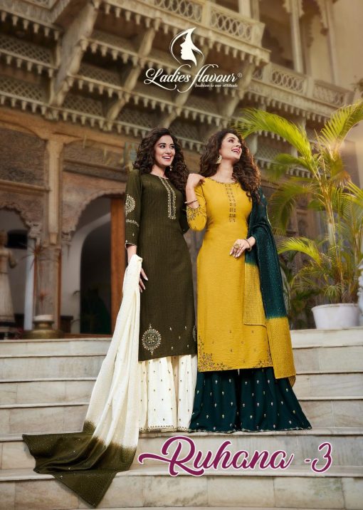 Ladies Flavour Ruhana Vol 3 Kurti with Bottom Dupatta Wholesale Catalog 6 Pcs 1 510x716 - Ladies Flavour Ruhana Vol 3 Kurti with Bottom Dupatta Wholesale Catalog 6 Pcs