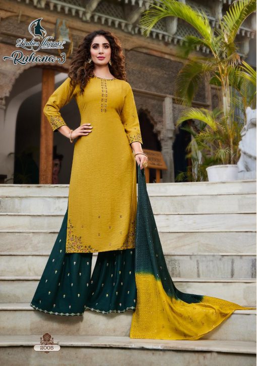 Ladies Flavour Ruhana Vol 3 Kurti with Bottom Dupatta Wholesale Catalog 6 Pcs 12 510x725 - Ladies Flavour Ruhana Vol 3 Kurti with Bottom Dupatta Wholesale Catalog 6 Pcs