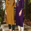 Ladies Flavour Saanvi Vol 3 Kurti with Pant Wholesale Catalog 6 Pcs