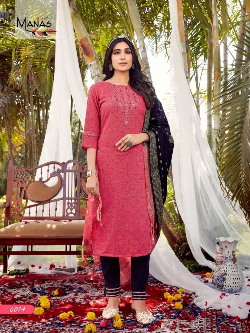 Manas Arina Vol 3 Kurti with Dupatta Bottom Wholesale Catalog 6 Pcs 2 510x680 - Manas Arina Vol 3 Kurti with Dupatta Bottom Wholesale Catalog 6 Pcs