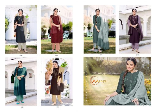 Manya Utsav Kurti with Dupatta Bottom Wholesale Catalog 6 Pcs 8 510x368 - Manya Utsav Kurti with Dupatta Bottom Wholesale Catalog 6 Pcs