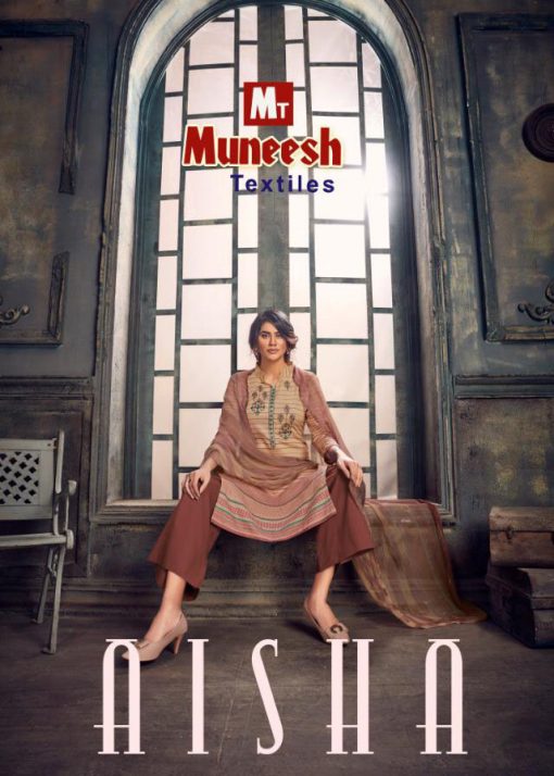 Muneesh Aisha Salwar Suit Wholesale Catalog 8 Pcs 1 510x714 - Muneesh Aisha Salwar Suit Wholesale Catalog 8 Pcs