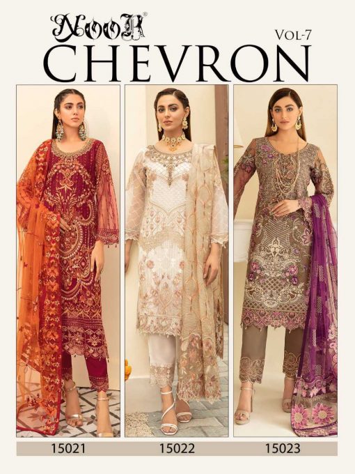 Noor Chevron Vol 7 Salwar Suit Wholesale Catalog 3 Pcs 8 510x680 - Noor Chevron Vol 7 Salwar Suit Wholesale Catalog 3 Pcs