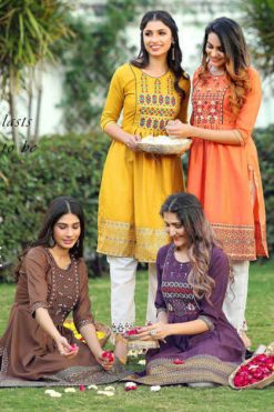 Pk Naira Vol 1 by Aradhna Kurti with Pant Wholesale Catalog 8 Pcs