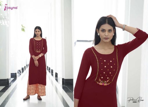 Psyna Palazzo House Vol 13 Kurti with Palazzo Wholesale Catalog 8 Pcs 11 510x370 - Psyna Palazzo House Vol 13 Kurti with Palazzo Wholesale Catalog 8 Pcs