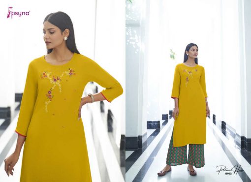 Psyna Palazzo House Vol 13 Kurti with Palazzo Wholesale Catalog 8 Pcs 4 510x370 - Psyna Palazzo House Vol 13 Kurti with Palazzo Wholesale Catalog 8 Pcs