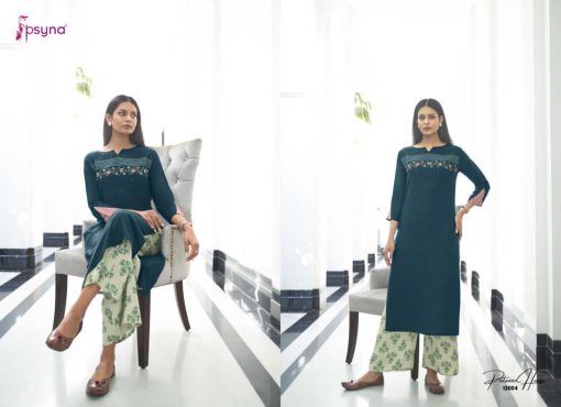 Psyna Palazzo House Vol 13 Kurti with Palazzo Wholesale Catalog 8 Pcs 6 510x370 - Psyna Palazzo House Vol 13 Kurti with Palazzo Wholesale Catalog 8 Pcs