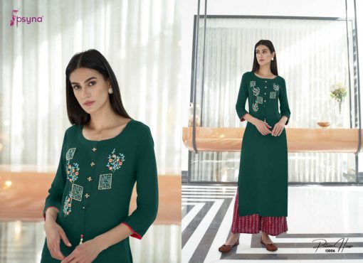 Psyna Palazzo House Vol 13 Kurti with Palazzo Wholesale Catalog 8 Pcs 9 510x370 - Psyna Palazzo House Vol 13 Kurti with Palazzo Wholesale Catalog 8 Pcs