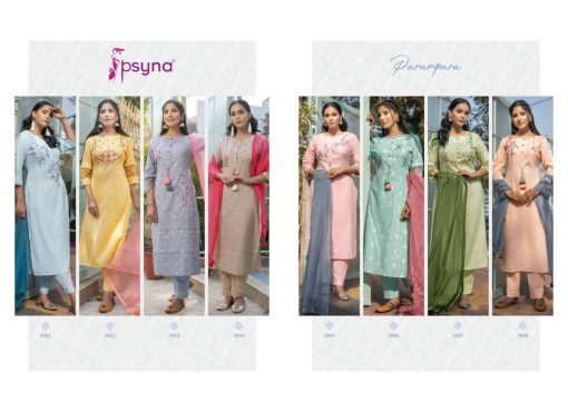 Psyna Parampara Vol 3 Kurti with Dupatta Bottom Wholesale Catalog 8 Pcs 11 510x370 - Psyna Parampara Vol 3 Kurti with Dupatta Bottom Wholesale Catalog 8 Pcs