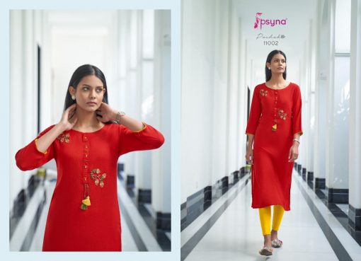 Psyna Poshak Vol 11 Kurti Wholesale Catalog 10 Pcs 4 510x369 - Psyna Poshak Vol 11 Kurti Wholesale Catalog 10 Pcs