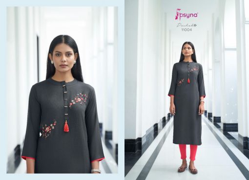 Psyna Poshak Vol 11 Kurti Wholesale Catalog 10 Pcs 6 510x369 - Psyna Poshak Vol 11 Kurti Wholesale Catalog 10 Pcs