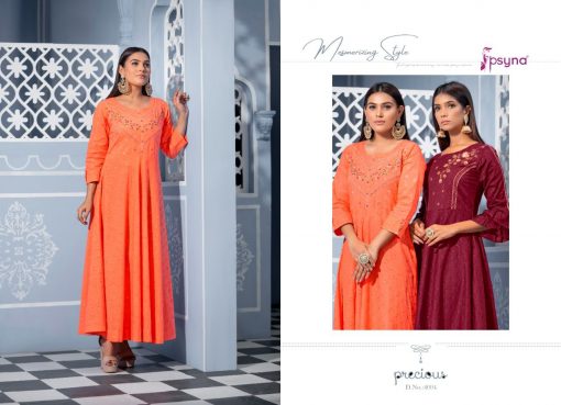 Psyna Precious Vol 4 Kurti Wholesale Catalog 6 Pcs 5 510x369 - Psyna Precious Vol 4 Kurti Wholesale Catalog 6 Pcs