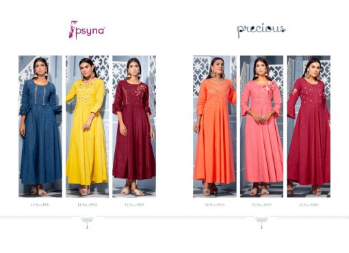 Psyna Precious Vol 4 Kurti Wholesale Catalog 6 Pcs 9 510x369 - Psyna Precious Vol 4 Kurti Wholesale Catalog 6 Pcs