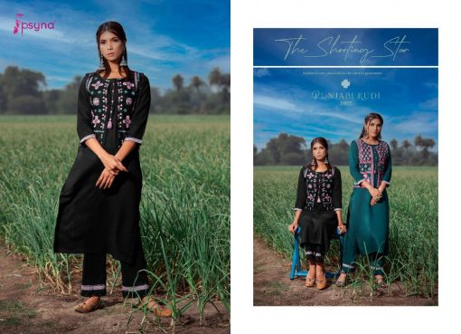 Psyna Punjabi Kudi Kurti with Jacket Bottom Wholesale Catalog 6 Pcs 3 510x369 - Psyna Punjabi Kudi Kurti with Jacket Bottom Wholesale Catalog 6 Pcs