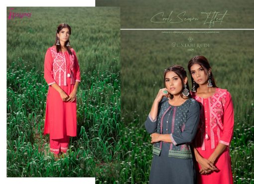 Psyna Punjabi Kudi Kurti with Jacket Bottom Wholesale Catalog 6 Pcs 7 510x369 - Psyna Punjabi Kudi Kurti with Jacket Bottom Wholesale Catalog 6 Pcs