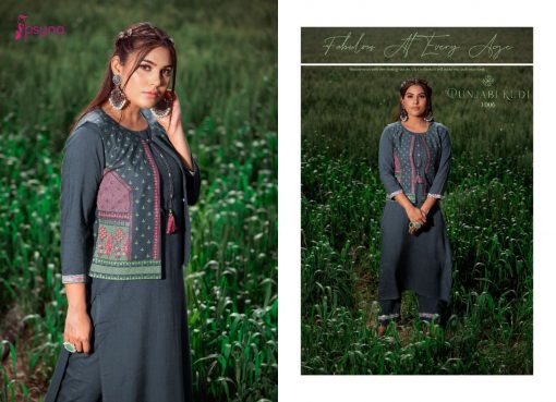 Psyna Punjabi Kudi Kurti with Jacket Bottom Wholesale Catalog 6 Pcs 8 510x369 - Psyna Punjabi Kudi Kurti with Jacket Bottom Wholesale Catalog 6 Pcs