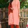 R Studio Jeevika by Baanvi Kurti with Dupatta Bottom Wholesale Catalog 4 Pcs