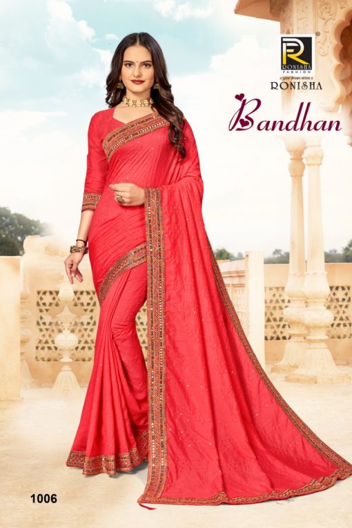Ranjna Bandhan Saree Sari Wholesale Catalog 8 Pcs 2 510x765 - Ranjna Bandhan Saree Sari Wholesale Catalog 8 Pcs