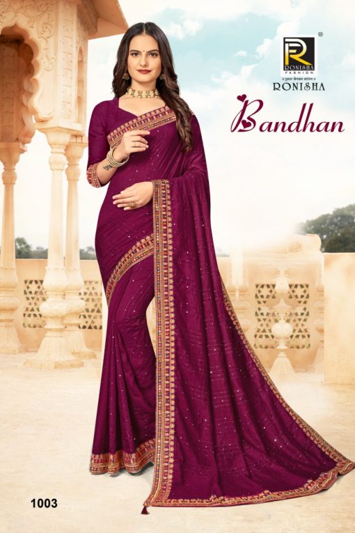 Ranjna Bandhan Saree Sari Wholesale Catalog 8 Pcs 6 510x765 - Ranjna Bandhan Saree Sari Wholesale Catalog 8 Pcs