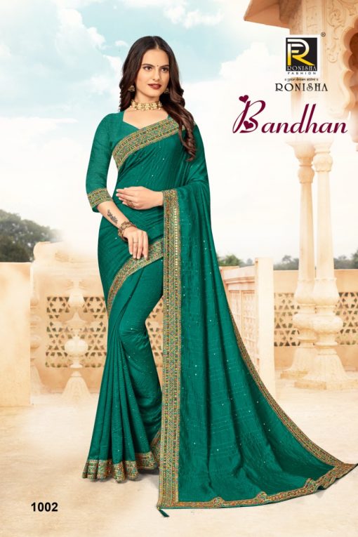 Ranjna Bandhan Saree Sari Wholesale Catalog 8 Pcs 7 510x765 - Ranjna Bandhan Saree Sari Wholesale Catalog 8 Pcs
