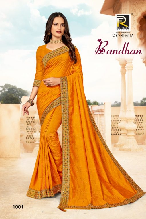 Ranjna Bandhan Saree Sari Wholesale Catalog 8 Pcs 9 510x765 - Ranjna Bandhan Saree Sari Wholesale Catalog 8 Pcs
