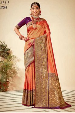 Revanta Vidhyut by Lt Fabrics Saree Sari Wholesale Catalog 5 Pcs