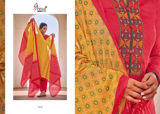 Shree Fabs Mishka Bandhani Special Salwar Suit Wholesale Catalog 8 Pcs 5 510x366 - Shree Fabs Mishka Bandhani Special Salwar Suit Wholesale Catalog 8 Pcs