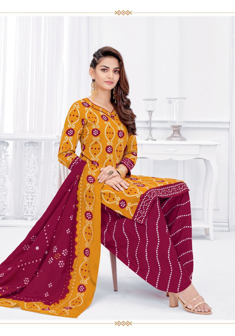 Bandhani print deals churidar