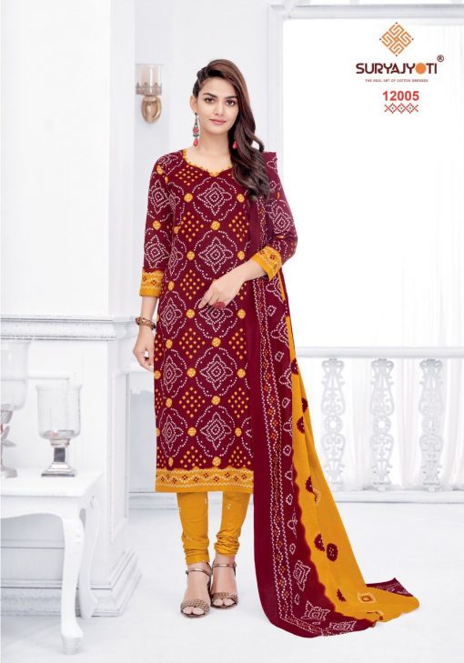 Suryajyoti Bandhani Special Vol 12 Salwar Suit Wholesale Catalog 10 Pcs 6 510x729 - Suryajyoti Bandhani Special Vol 12 Salwar Suit Wholesale Catalog 10 Pcs