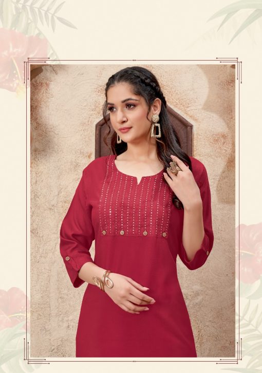 Suryajyoti Nirja Advance Vol 4 Kurti Wholesale Catalog 10 Pcs 4 510x725 - Suryajyoti Nirja Advance Vol 4 Kurti Wholesale Catalog 10 Pcs