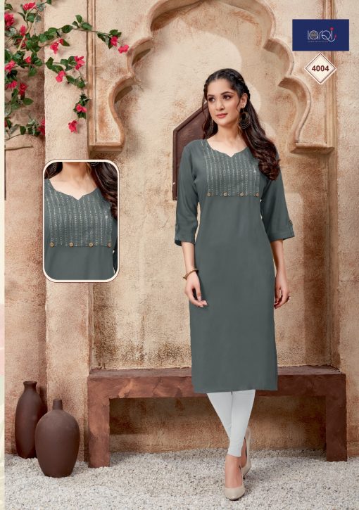 Suryajyoti Nirja Advance Vol 4 Kurti Wholesale Catalog 10 Pcs 5 510x725 - Suryajyoti Nirja Advance Vol 4 Kurti Wholesale Catalog 10 Pcs