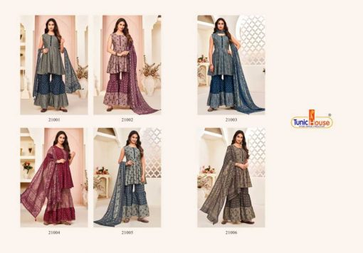 Tunic House Harlin Vol 2 Kurti with Dupatta Bottom Wholesale Catalog 6 Pcs 6 510x356 - Tunic House Harlin Vol 2 Kurti with Dupatta Bottom Wholesale Catalog 6 Pcs