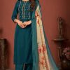 Tunic House Haseena Kurti with Dupatta Bottom Wholesale Catalog 5 Pcs