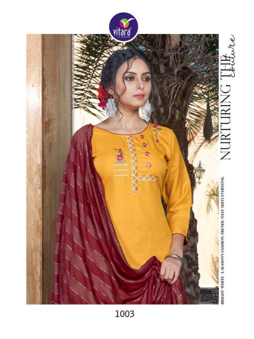 Vitara Ultron Kurti with Dupatta Bottom Wholesale Catalog 4 Pcs 4 510x680 - Vitara Ultron Kurti with Dupatta Bottom Wholesale Catalog 4 Pcs