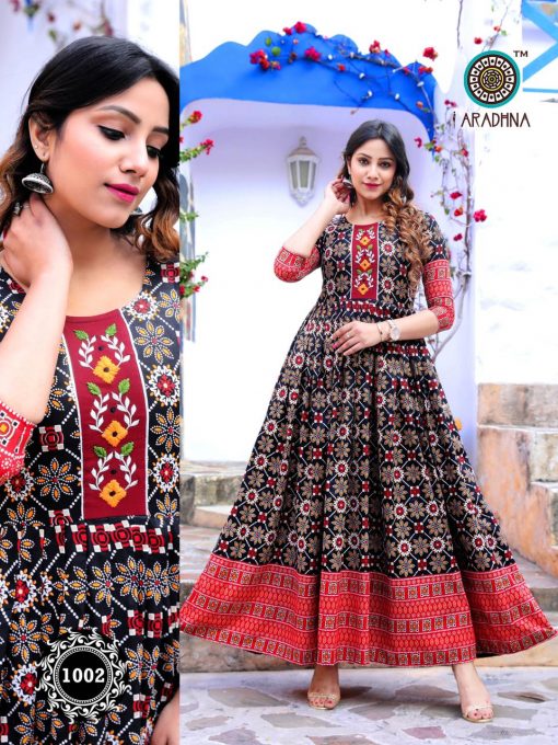 Aradhna Bandhani Vol 1 NX Kurti Wholesale Catalog 3 Pcs 3 510x680 - Aradhna Bandhani Vol 1 NX Kurti Wholesale Catalog 3 Pcs