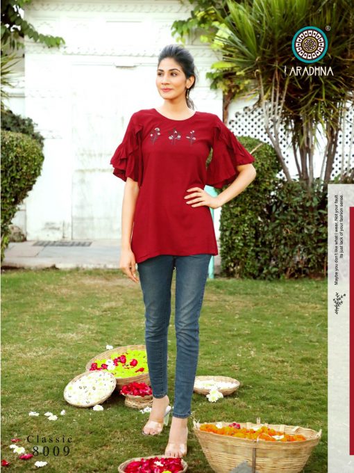 Aradhna Classic Vol 8 Tops Wholesale Catalog 11 Pcs 16 510x680 - Aradhna Classic Vol 8 Tops Wholesale Catalog 11 Pcs